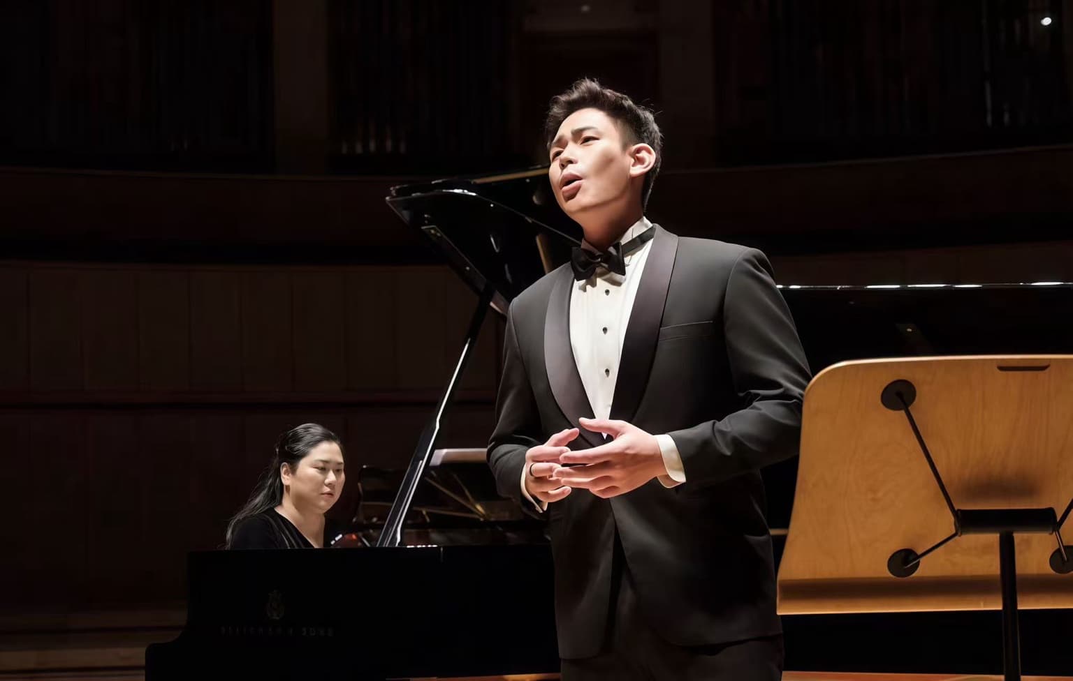 Recital tuxedo.