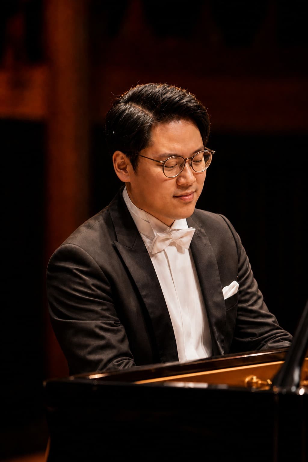 Wayne Teo at the piano.